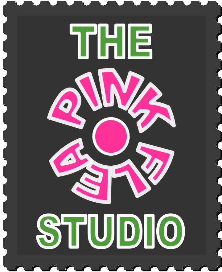 Dark Pink Flea Logo - With Stamp