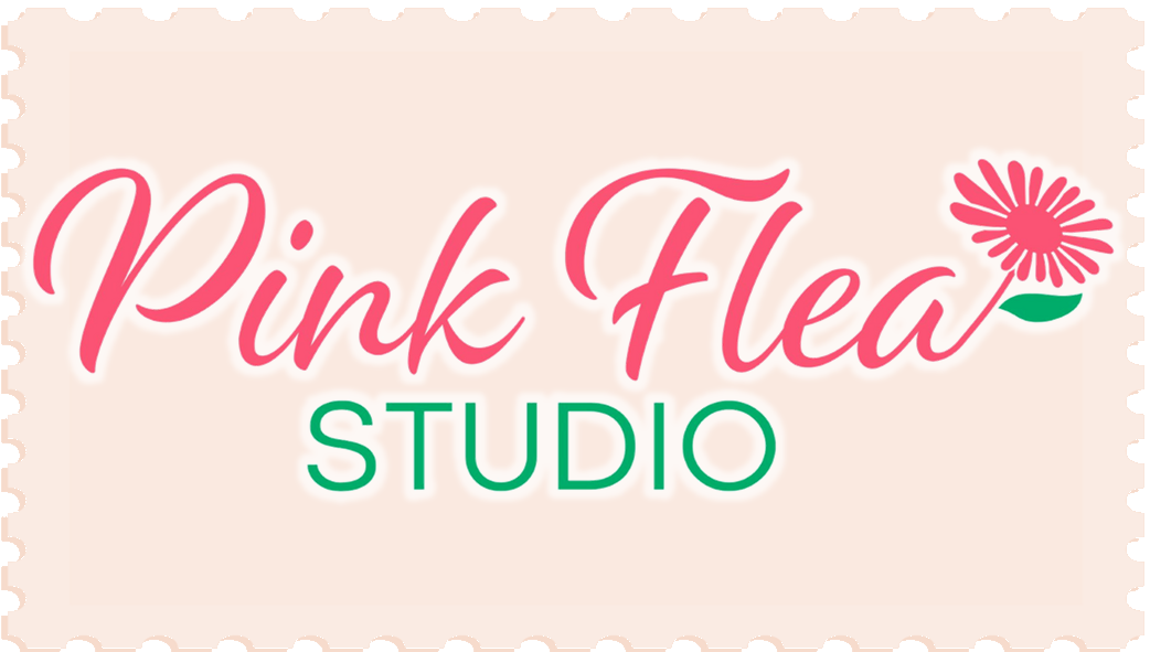 Light Pink Flea Logo - With Stamp