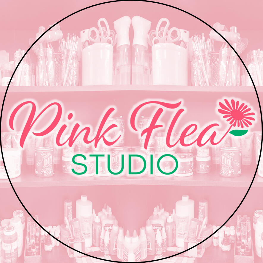 Pink Flea Round Profile Picture - No Background