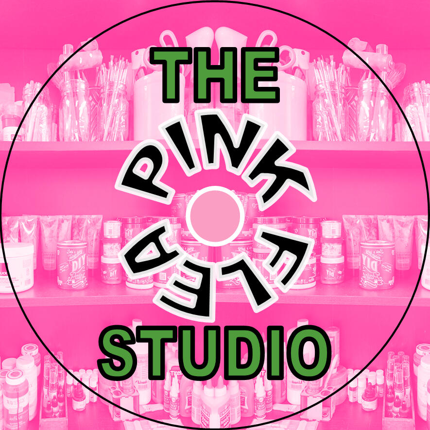 Pink Flea Round Profile Picture - No Background