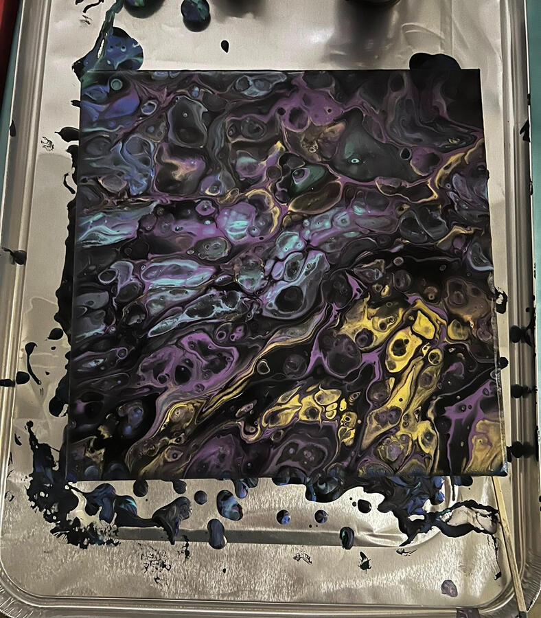 Paint Pouring Session Results Paint Pouring Session Results