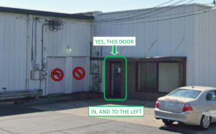 Which Door on the Eagles Building is ours Which Door on the Eagles Building is ours