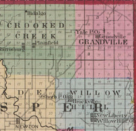 Map of Jasper County Illinois Map of Jasper County Illinois